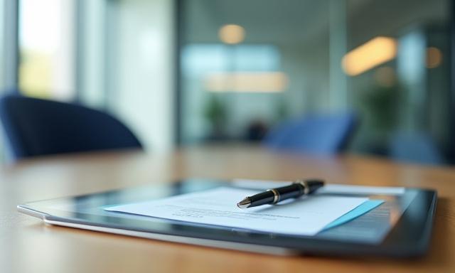 Professionelles Schweizer Büro-Umfeld mit rechtlichen Dokumenten